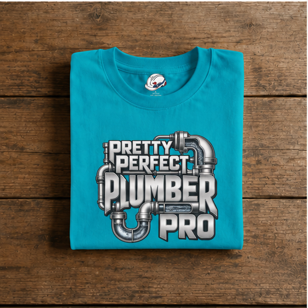 Pretty Perfect Plumber Pro Polished Pipework Men's T-Shirt
