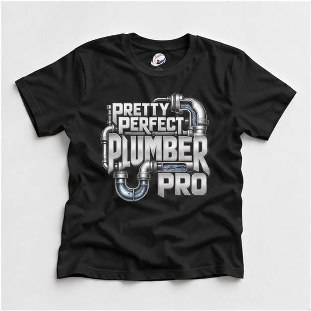 Pretty Perfect Plumber Pro Polished Pipework Men's T-Shirt