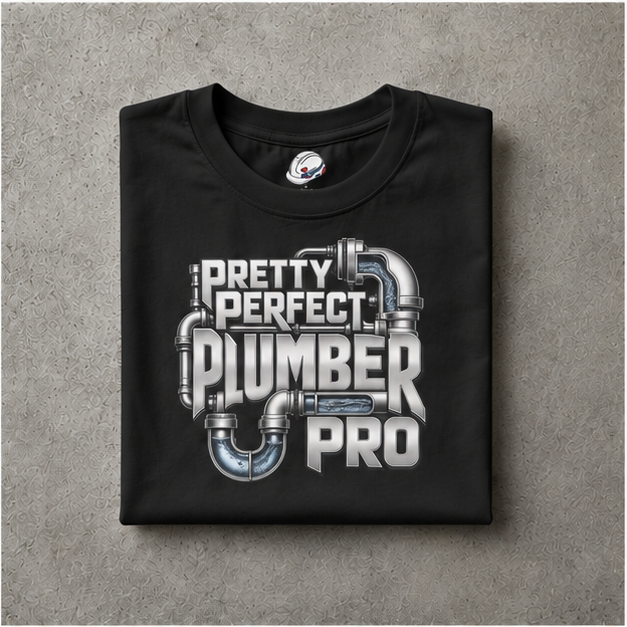 Pretty Perfect Plumber Pro Polished Pipework Men's T-Shirt