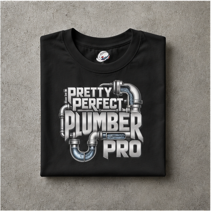 Pretty Perfect Plumber Pro Polished Pipework Men's T-Shirt