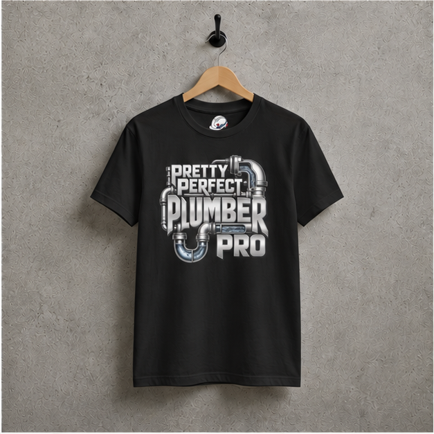 Pretty Perfect Plumber Pro Polished Pipework Men's T-Shirt