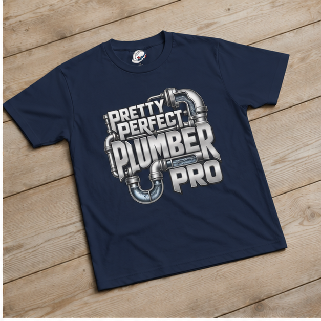 Pretty Perfect Plumber Pro Polished Pipework Men's T-Shirt