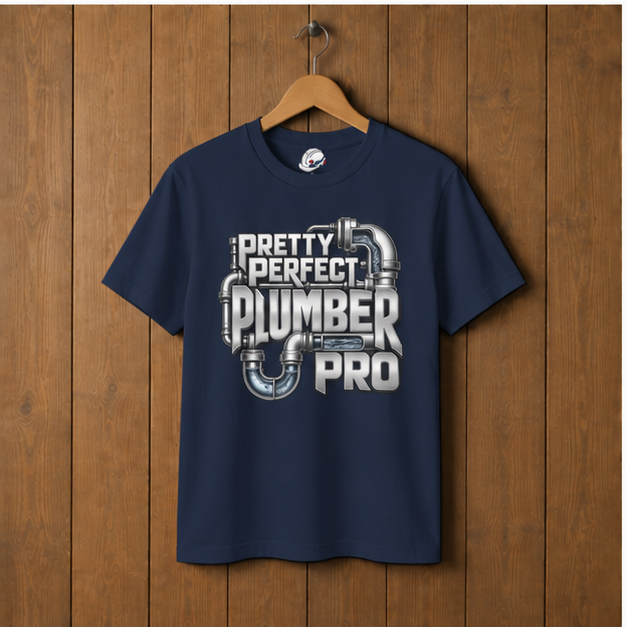 Pretty Perfect Plumber Pro Polished Pipework Men's T-Shirt