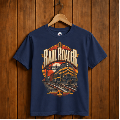 Railroader Vintage Freight Locomotive Men's T-Shirt