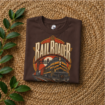 Railroader Vintage Freight Locomotive Men's T-Shirt