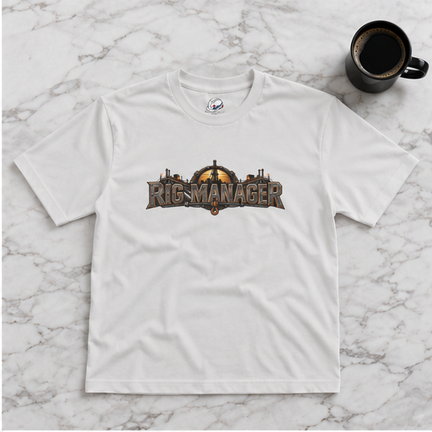 Rig Manager Derrick & Steel Emblem Men's T-Shirt