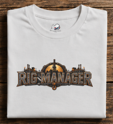 Rig Manager Derrick & Steel Emblem Men's T-Shirt