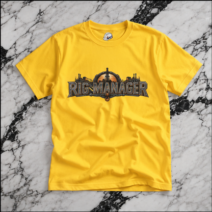 Rig Manager Derrick & Steel Emblem Men's T-Shirt