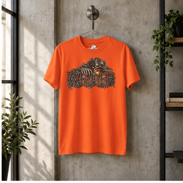 WELDER, Skeleton Welder Men’s T-Shirt