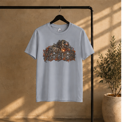 WELDER, Skeleton Welder Men’s T-Shirt