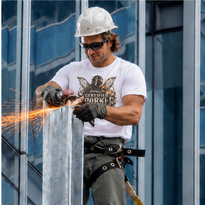 Certified Sparkle Fairy, Welder Men’s T-Shirt