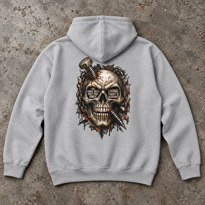 'The Drill Bit's Not the Only Thing That's Screwed' Hoodie, Motivational Sweater