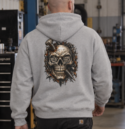 'The Drill Bit's Not the Only Thing That's Screwed' Hoodie, Motivational Sweater