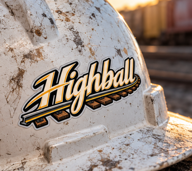 Highball, Railroader Men’s Sticker