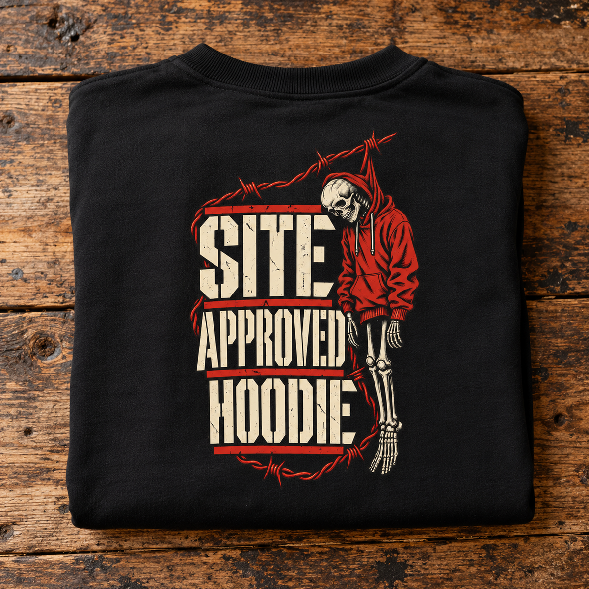 Site Approved Hoodie, Skeleton Men's Trades Sweater