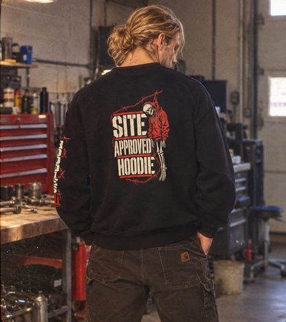 Site Approved Hoodie, Skeleton Men's Trades Sweater