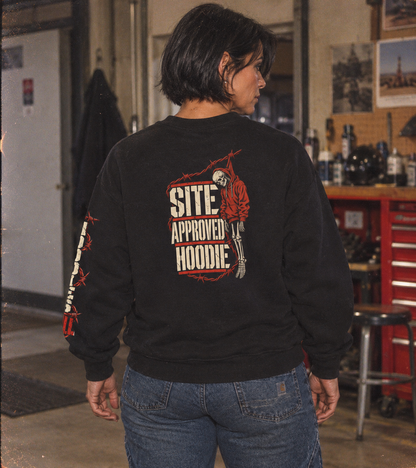 Site Approved Hoodie, Skeleton Men's Trades Sweater