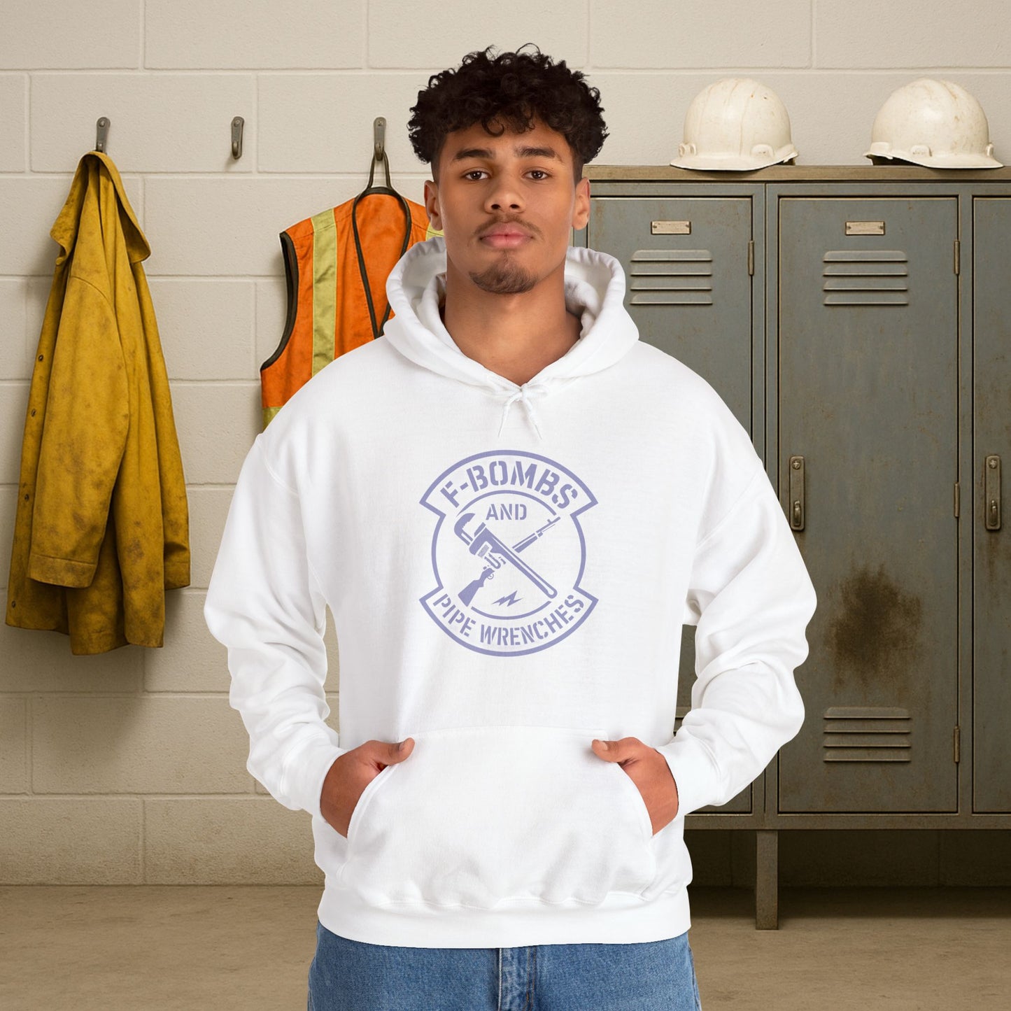 'F-Bombs and Pipe Wrenches' Hoodie, Motivational Sweater