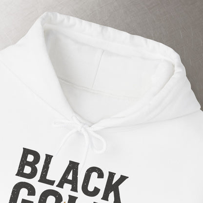 'Black Gold Brotherhood' Hoodie, Motivational Sweater