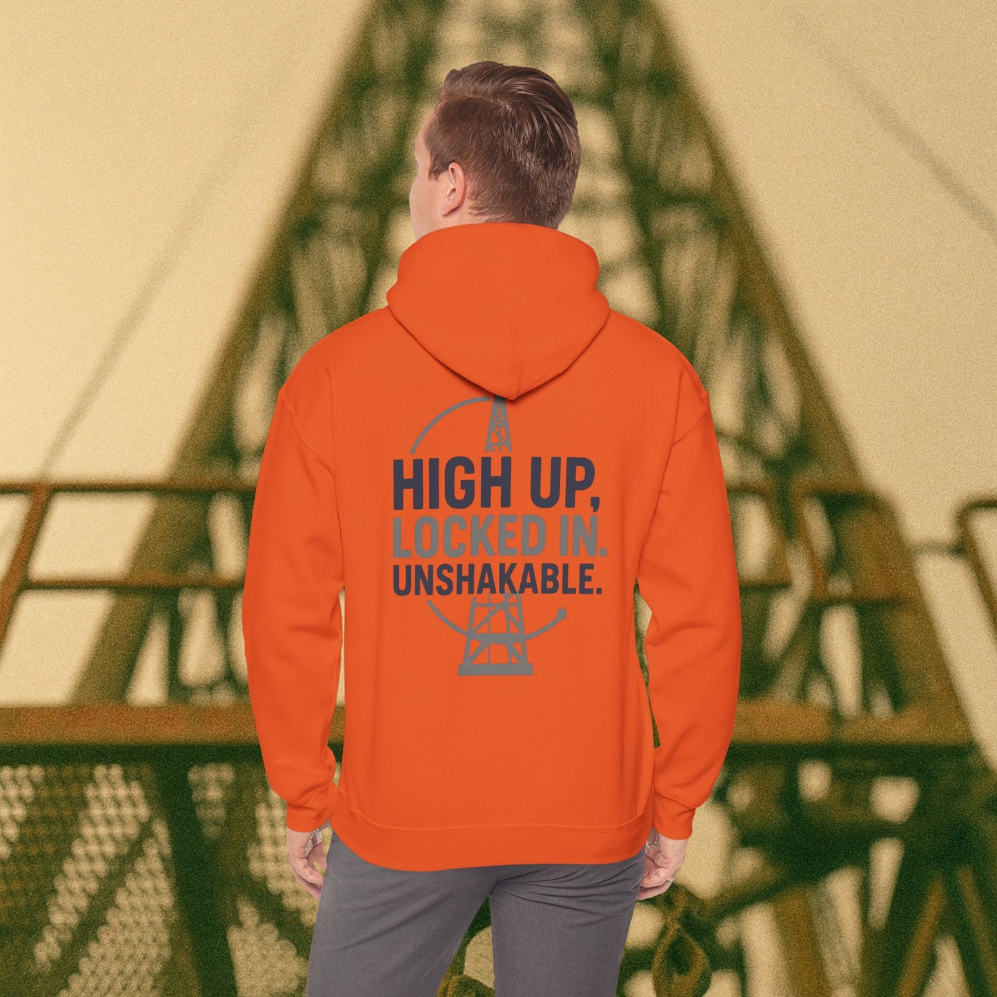 “High Up Locked In Unshakable” Hoodie, Derrickhand Sweater