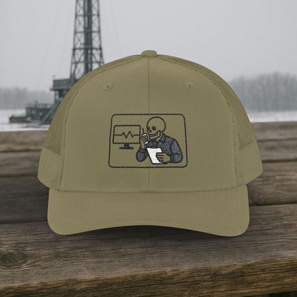 Tool Pusher Skeleton Oilfield hat, Tool Push cap