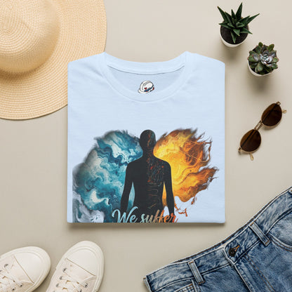 “We Suffer More In Imagination” T-Shirt, Stoic Mindset motivational t-shirt