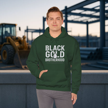'Black Gold Brotherhood' Hoodie, Motivational Sweater