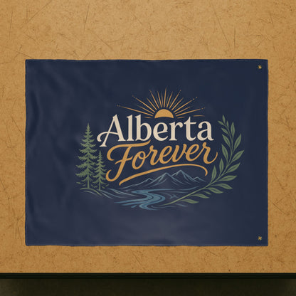 "Alberta Forever" Double-Sided Flag, Toughneck Outdoor Decorative Banner