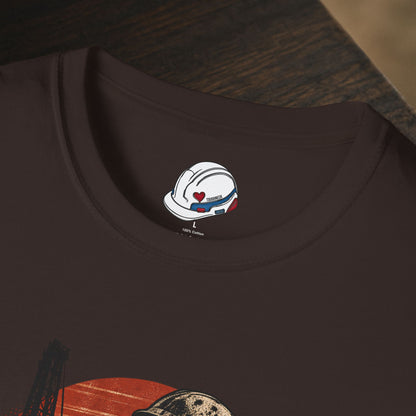 Motorhand Built on Blood, Sweat, & Oil Rig Worker Men's T-Shirt