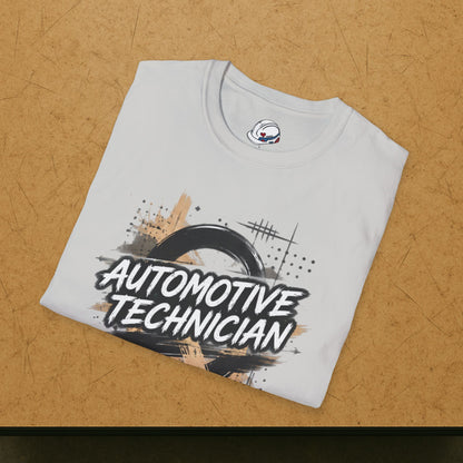 Automotive Technician T-Shirt, Distressed Auto Mechanic T-Shirt