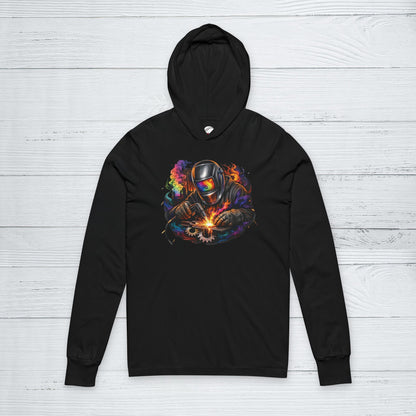 Psychedelic Torch Smoke Welder Hoodie, Welding Sweater