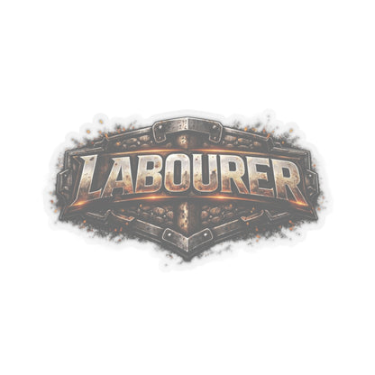 Labourer Sticker, Laborer Hardhat Stickers