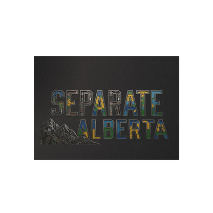 "Separate Alberta" Outdoor Rug, ToughNeck outdoor patio rug
