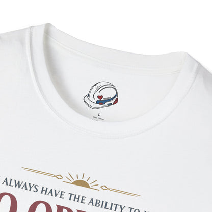 "Ability To Have No Opinion” T-Shirt, Stoic Observer motivational t-shirt