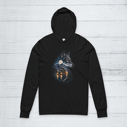Midnight Run Wolf Semi Sweater, Truck Driver Sweater