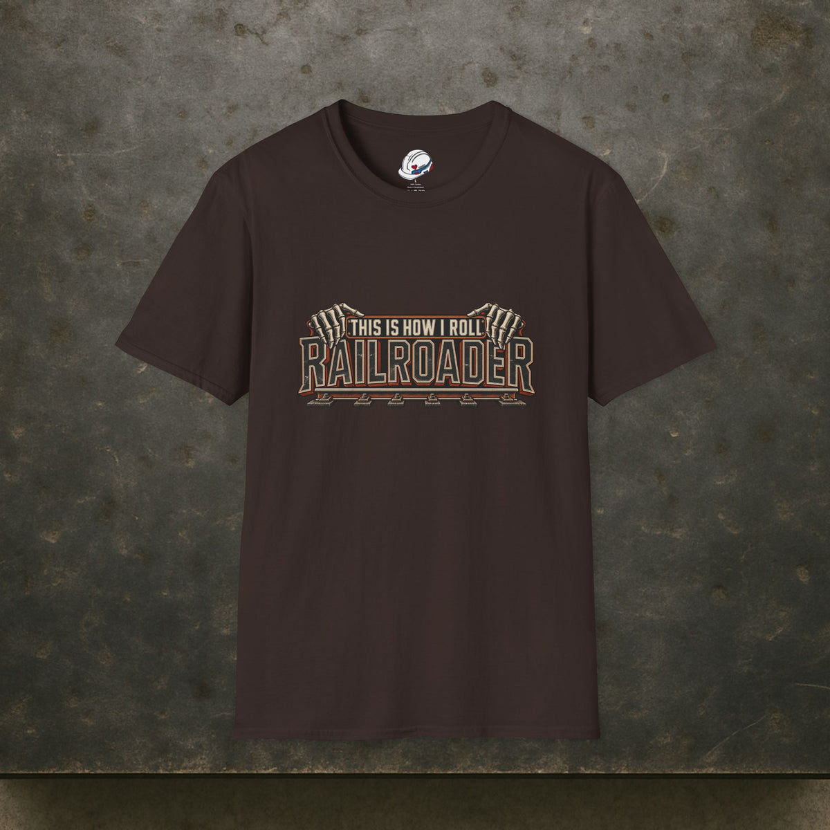 This Is How I Roll Railroader Skeletal Hands Men's T-Shirt