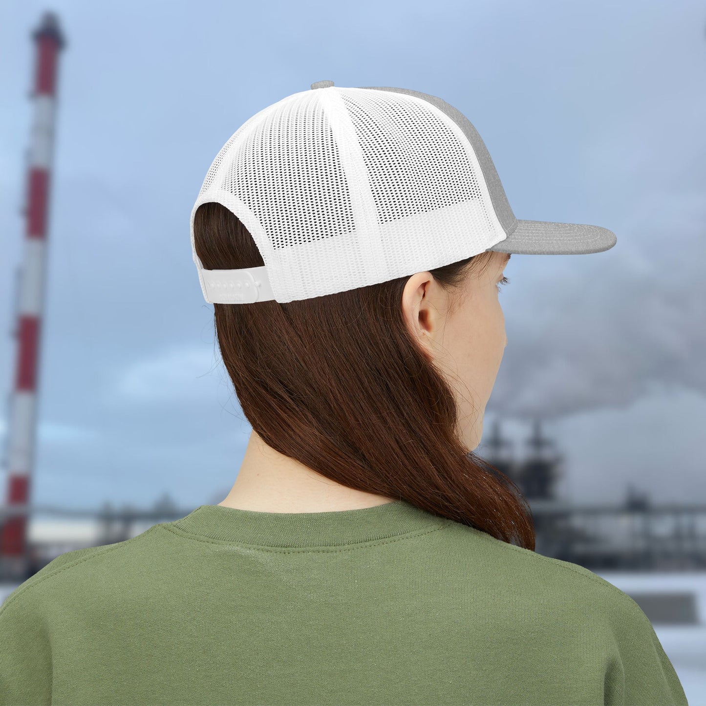 Skeleton Millwright Machinery Install Hat, Industrial Maintenance Cap