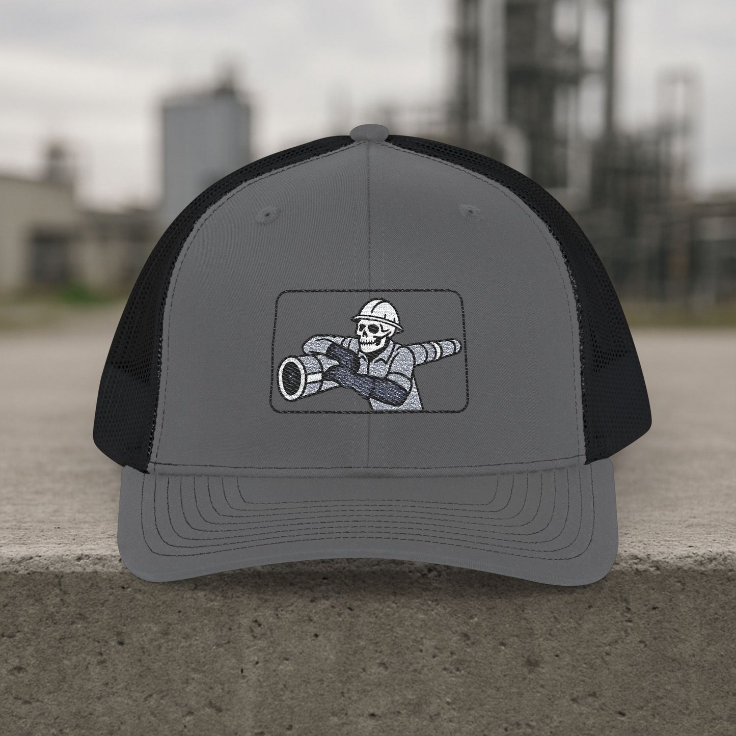 Insulator Pipe Work hat, Insulator Embroidered Skeleton cap