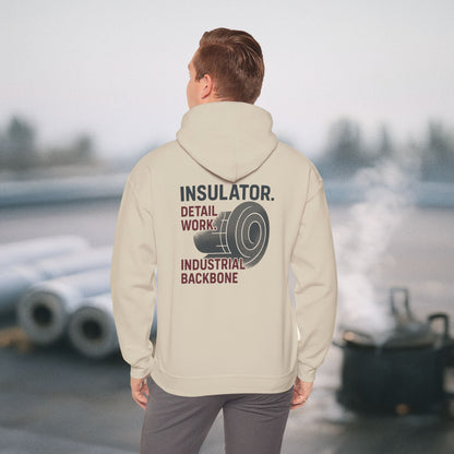 “Insulator Detail Work Industrial Backbone” Hoodie, Insulator Sweater