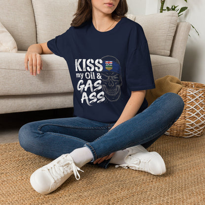 “Kiss My Oil & Gas Ass” Sweater, Oil & Gas Funny T-shirt