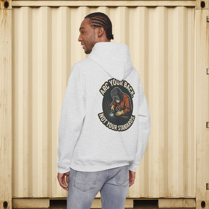 'Arc Your Back, Not Your Standards' Hoodie, Funny Sweater
