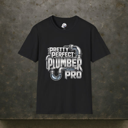 Pretty Perfect Plumber Pro Polished Pipework Men's T-Shirt