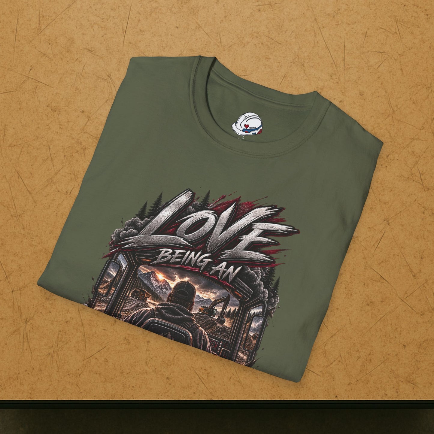 Love Being An Equipment Operator T-Shirt, Heavy Equipment Operator Work Shirt