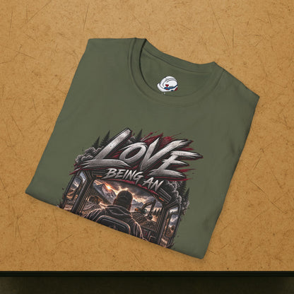 Love Being An Equipment Operator T-Shirt, Heavy Equipment Operator Work Shirt