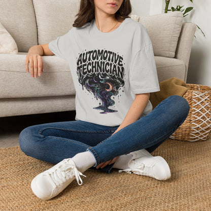 Automotive Technician T-Shirt, Mechanic Cosmic T-Shirt