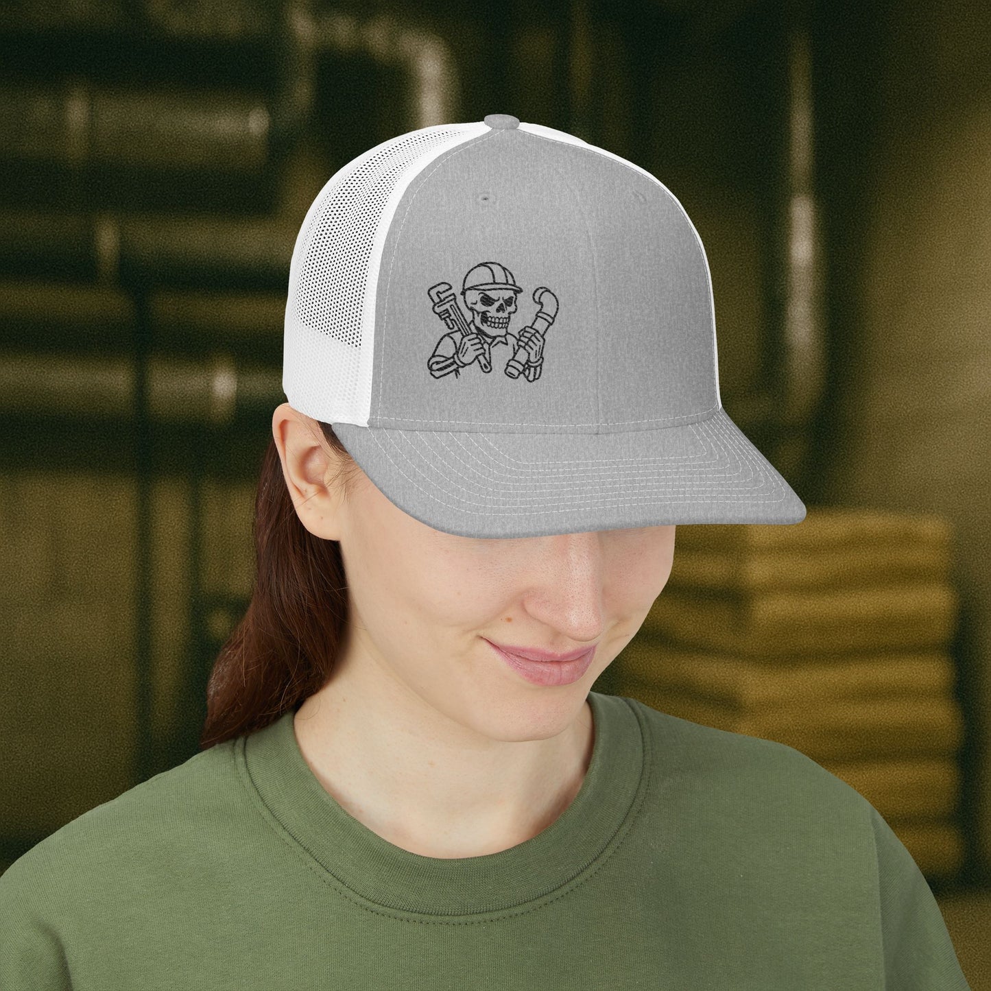 Visual Pipefitter Trade Design hat, Pipe fitter cap