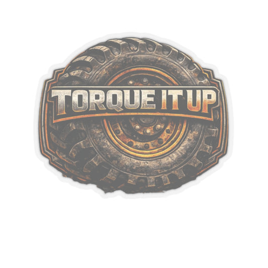 Torque It Up Sticker, Heavy Duty Mechanic Hardhat Stickers