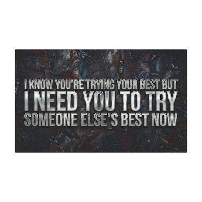 "Try someone else's best" Truck Magnet, Toughneck Car Magnet
