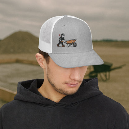 Labourer Embroidered Grit Visual hat, Laborer cap