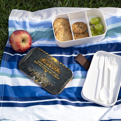 'Safety Said Don't Touch' Lunch Box, Scaffolder Funny Food Storage